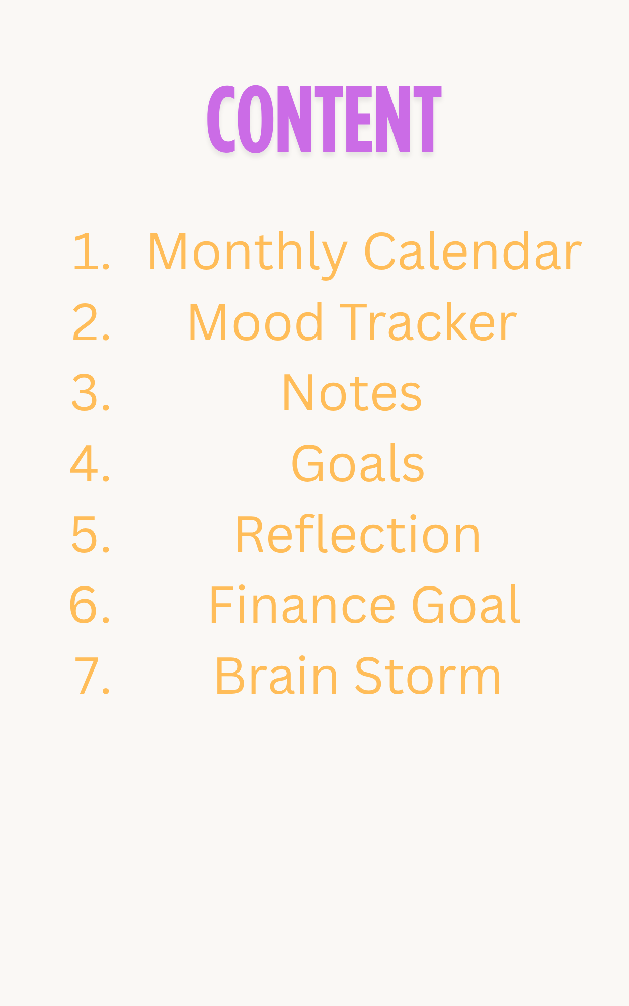 Monthly Planner
