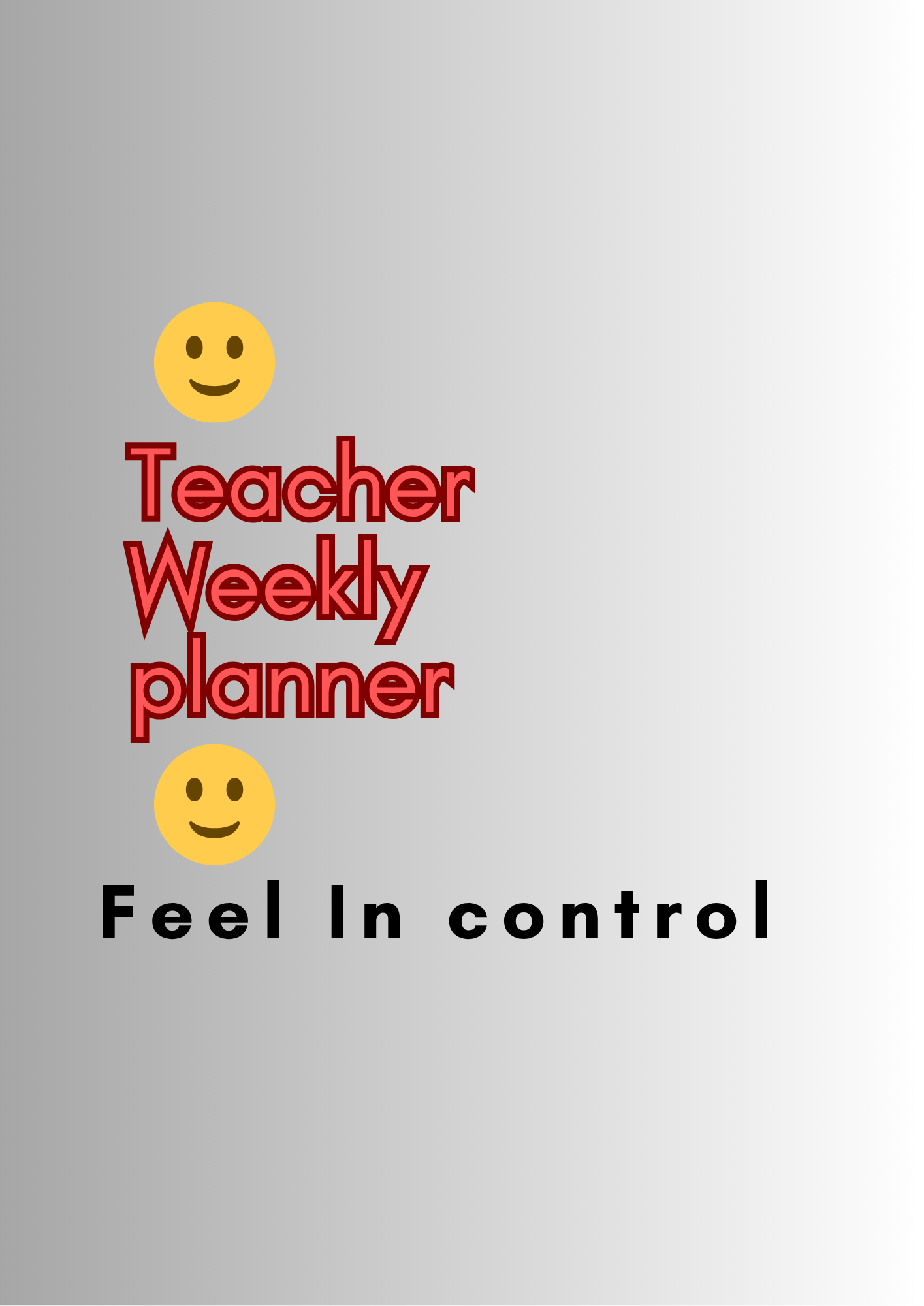 Editable Teacher Planer ( Weekly & Monthly )