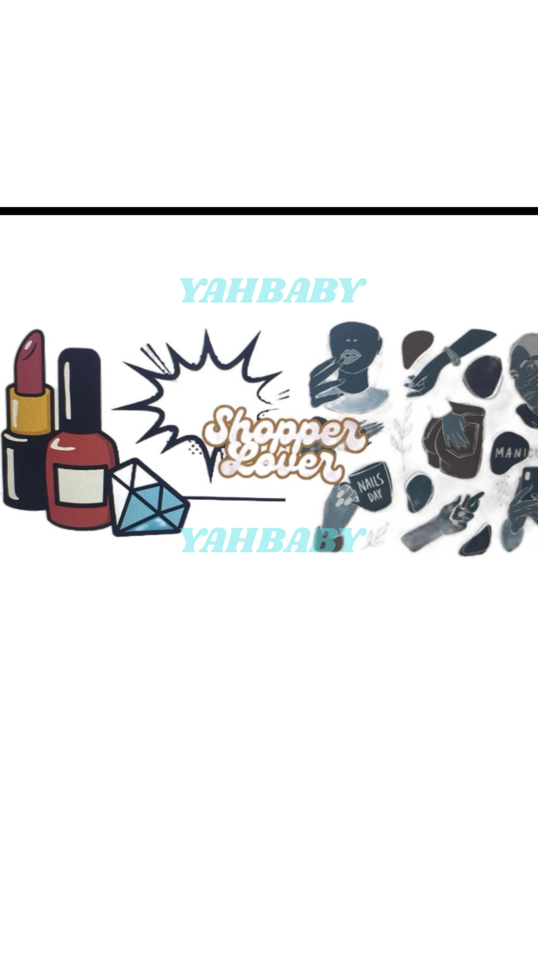 Shopper lover cup wrap 12,16&24oz