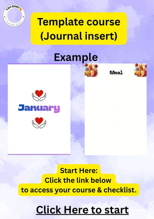 Canva Template Course: Create Journal Inserts